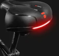Fahrradsattel Gel mit Reflektor Fahrradsitz Gelsattel Fahrrad Sattel ergonomische Form Radsattel