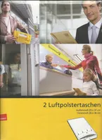 2 Luftpolstertaschen braun haftklebend