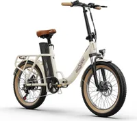 ONESPORT OT16-2 Elektrokolo - 250W Motor 48V17Ah Baterie 60KM Dojezd Kotoučová Brzda - Bílý