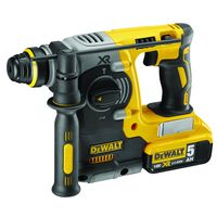 DeWALT DCH273P2T-QW - Młotowiertarka udarowa - akumulatorowa - SDS-plus - 2,1 dżula - 2 akumulatory, ładowarka w zestawie