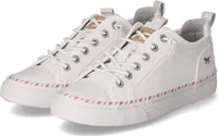 Mustang Damen Low Sneaker Weiß Textil  Größe: 36