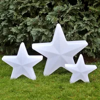 Leuchtobjekt 'STERN 60cm' - wasserfeste Gartendekoration - mit RGB Modul B