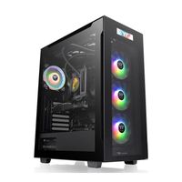 Thermaltake Divider 550 TG Ultra Midi Tower Schwarz  THERMALTAKE Produktfarbe: Schwarz, Anzahl USB 3.2 Gen 1 (3.1 Gen 1) Typ-A Ports: 2, Typ: PC, Formfaktor: Midi Tower, USB 3.2 Gen 2 (3.1 Gen 2) Anzahl der Steckplätze vom Typ C: 1, Unterstützte Motherboards Formfaktoren: ATX, micro ATX, Mini-ITX, Anzahl der 3,5" Erweiterungseinschübe: 2, Netzteil enthalten: Nein, Unterstützte Hard-Disk Drive Größen: 2.5,3.5 Zoll