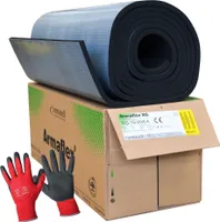 Pryžové desky Armaflex XG samolepicí 19 mm, 6 metrů čtverečních + červené rukavice