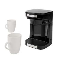 Nedis Kacm140Ebk Koffiezetapparaat Maximale Capaciteit: 0.25 L Aantal Kopjes Tegelijk: 2 Warmhoudfunctie Zwart