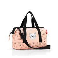 reisenthel allrounder XS kids, cestovná taška, športová taška, taška cez rameno, lekárska taška, taška, polyesterová tkanina, Cats And Dogs, Rose, 5 L, IQ3064