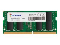 ADATA Premier Series - DDR4 - Modul - 8 GB - SO DIMM 260-PIN - 3200 MHz / PC4-25600 - ungepuffert