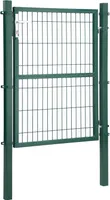 SONGMICS Gartentor mit Schloss, Türklinke, Schlüssel, 106 x 125 cm (L x H), grün