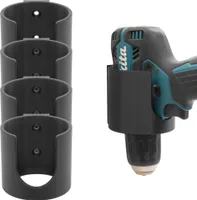 4x Wandhalter Akkuschrauber für Bosch Makita Einhell Milwaukee Parkside Universal Akku
