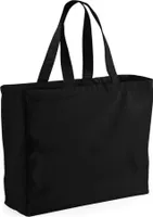 Westford Mill Canvas Classic Einkaufstasche, 26 Liter (2 Stück/Packung) BC4543 (Einheitsgröße) (Schwarz)