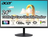 Acer Monitor SB242YEb Schwarz 24 Zoll Full-HD 100 Hz 1 ms IPS HDMI VGA EKK: E