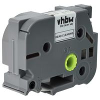vhbw Druckkopf Reinigungskassette kompatibel mit Brother PT RL700S, P900W, P950W, P750W, P900, P900NW Beschriftungsgerät - 2,5mx 24mm