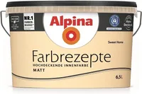 ALPINA Farbrezepte Wandfarbe 6,5 L Farbwahl, Farbe:Sweet Home