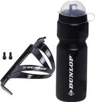 Dunlop Bicycle Bidon 750ml mit Korb Schwarz