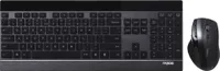 Rapoo 8900P - Súprava klávesnice a myši - bezdrôtová - 5 GHz - čierna