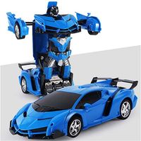 Auto Roboter Transformator mit Fernbedienung Motor Wagen Kind Spielzeug Geschenk 