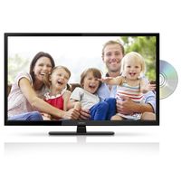 Lenco DVL-2862BK - 28 Zoll (70cm) HD-LED Fernseher mit integriertem DVD-Player - Triple Tuner (DVB-T/T2/S2/C) - 12 Volt Zubehör - Schwarz