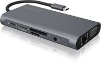 RAIDSONIC ICY BOX USB Type-C Dockingstation mit zwei Videoschnitten