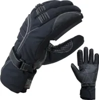 PROANTI Winter Regen Motorradhandschuhe Motorrad Handschuhe mit Visierwischer - XL