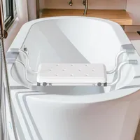 Badewannensitz, Wannensitz, Badestuhl, Badewannen-Sitz, Duschhocker, Duschsitz, Duschstuhl, bis 136Kg, Einstellbar 72-82cm