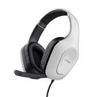Trust Gaming GXT 415PS Zirox Leichtes Gaming Headset für Playstation 5 mit 50-mm-Treiber, 1,2 m Kabel, 3,5-mm-Audioanschluss, Hochklappbares Mikrofon, Over-Ear PS5 Kopfhörer mit Kabel - Weiß