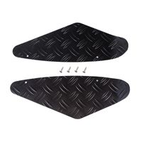 Trittbleche Schwarz Frontstoßstange Trittschutz Schutzblech Für Fiat Ducato X250