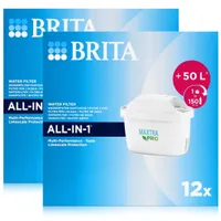 Brita Maxtra Pro All in 1 Wasserfilter 12 Kartuschen Kalkschutz (2er Pack)
