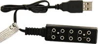Krippenzubehör 5-fach Verteiler für 4,5 V/0,6 A, USB