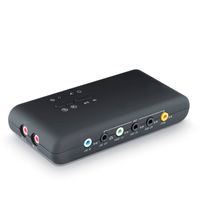CSL externe 7.1 USB Soundkarte für bis zu 8 Lautsprecher Dynamic 3D Surround Sound / mit Treiber