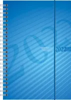 rido idé Buchkalender "futura 2" 148 x 208 mm 2022 blau