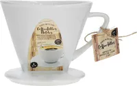 Kaffeefilter No 4 Porzellan 16x14x11cm weiß SoftBrew-Verfahren Kaffee-Zubereitung Filter-Gerät