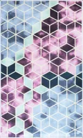 LUXE-Innenteppich 120 x 180 cm – Rosa