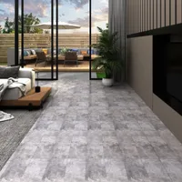 vidaXL PVC dlaždice Samolepiace 5,21 m² 2 mm Cement hnedý