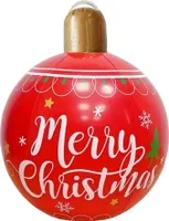 Aufblasbare 60 cm PVC Weihnachtskugel mit Fernbedienung und Beleuchtung, wasserdicht & wetterfest für Außenbereiche – SPIRITBALL