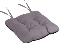 Domarex Gartenstuhlkissen sitzkissen stuhl  stuhlkissen SILLA 50x50 cm - Wasserdichtes Kissen für den Gartenstuhl -Sitzkissen an Stuhl - Grau