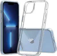 Hülle für Apple iPhone 14 Plus Handy Case Hybrid Silikon Bumper Cover transparent