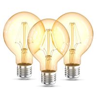 3x LED Leuchtmittel Filament Vintage Industrie Lampe E27 Retro Glühbirne G80 4W