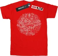 Star Wars - Pánske tričko "Hviezda smrti" BI46202 (L) (Red)