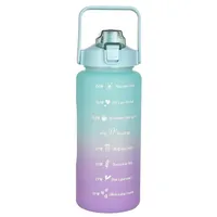 Sada 3ks Motivačné fľaše na vodu, fľaše na vodu, fľaše na pitie (2000 ml, 750 ml, 280 ml) - STARTRIO