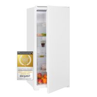 Exquisit Einbaukühlschrank EKS201-3-E-040F | Einbaugerät | Schlepptürmontage | 181 l Nutzinhalt | Weiß