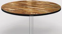 COMPACT | HPL Bistro Tischplatte | Ø70cm | Vintage Wenge | Gastro HPL Tischplatte