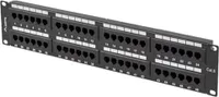 Lanberg Patchpanel 48-Port 2U 19" Cat. 6 UTP schwarz