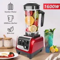 CMYbabee Standmixer 2L, Hochleistungsmixer 1600W Smoothie Maker, Pulsfunktion, Klinge aus Edelstahl Standmixer, Protein Fitness, Eiscrusher, BPA FREI