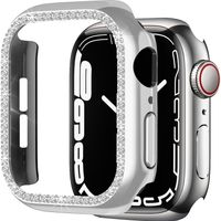 Strap-it Apple Watch 7 Diamond PC Hardcase 45mm (Silber)