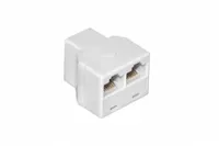 Telefonadapter ISDN T-Adapter 2x RJ45 Buchse 2xF