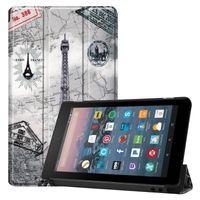 Hülle für Amazon Kindle Fire7 2017/2019 7.0 Zoll Smart Cover Etui mit Standfunktion und Auto Sleep/Wake Funktion