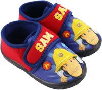 Feuerwehrmann Sam Kinder Kita Hausschuhe Slipper Schlüpfschuhe Pantoffeln – 27/28 / Blau