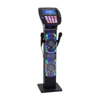 auna KaraBig karaoke zariadenie Bluetooth LED 7'' TFT CD USB vstavaný reproduktor