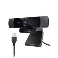 AUKEY Webcam 1080 Dual Mic PC-LM1E black, USB 2.0