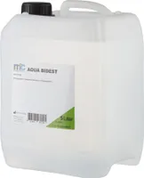 Bidestilliertes Wasser AQUA BIDEST, Laborwasser Reinst-Wasser, 5 Liter